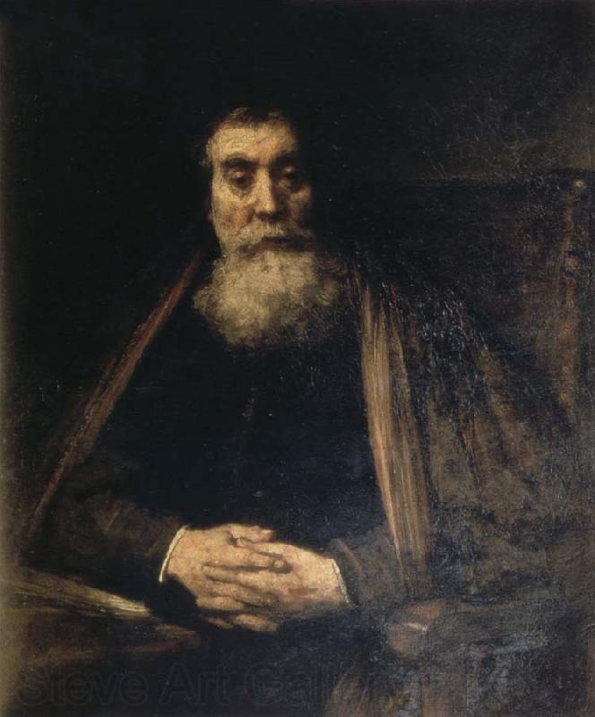 REMBRANDT Harmenszoon van Rijn Portrait of an Old man Spain oil painting art